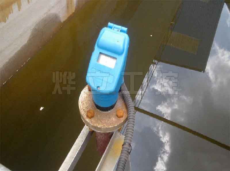 燁立超聲波液位計(jì)測量渠道水位